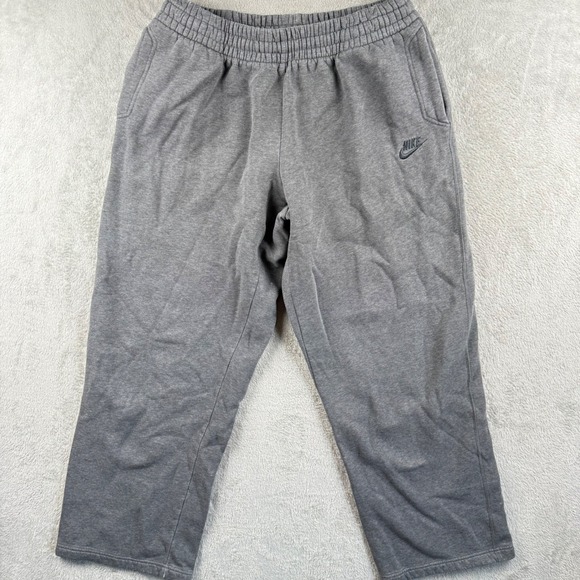 Nike Sportswear Y2K Sweatpants Mens XL Gray Lounge Pants Elastic Waist Pockets - Picture 1 of 12